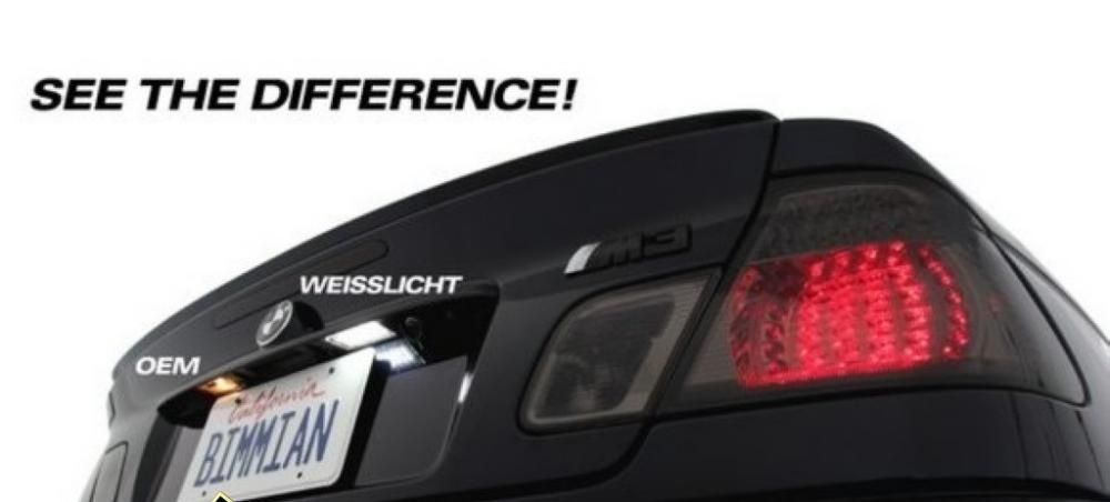 Lampa numar LED BMW e39 e46 M3 CSL e60 e60LCI e61 e61LCI e70 e71 e90