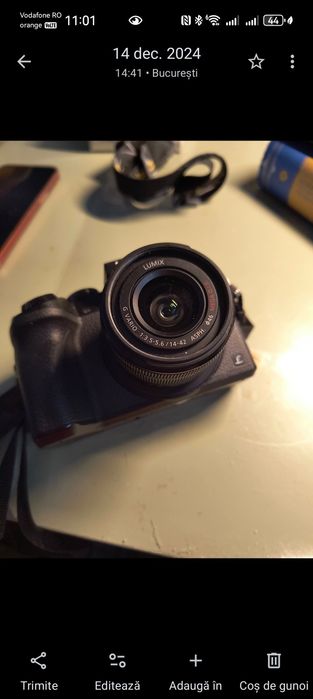 Mirorless Panasonic G7 + obiectiv olympus