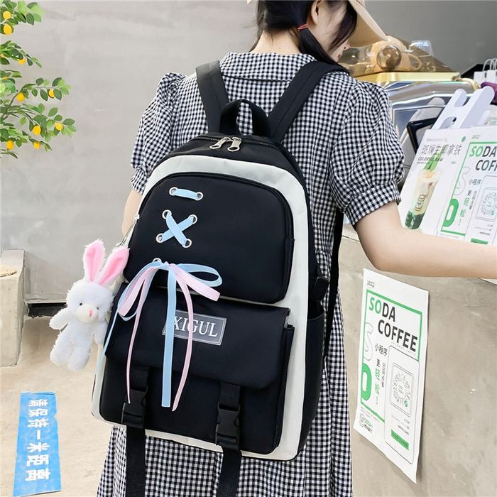 Школьный рюкзак комплект 4 в 1 портфель сумка пинал