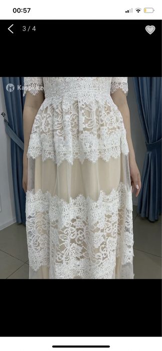 Платье вечернее кружевное