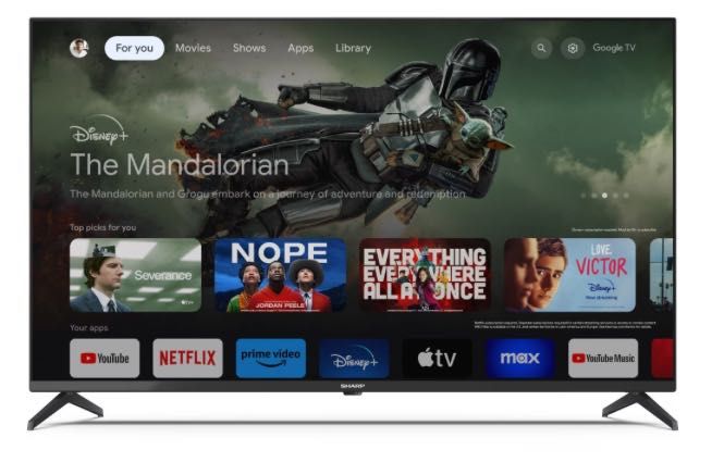 Televizor SHARP LED 43GL4260E, 108 cm, Smart Google TV , 4k Ultra HD, Clasa G
