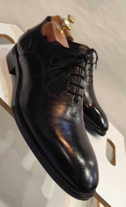 Pantofi oxford plain toe 41 ZARA piele naturala moale