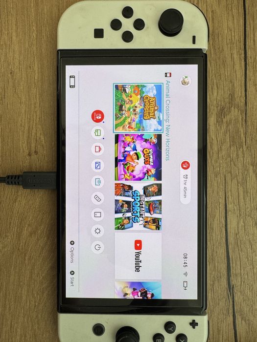 Nintendo oled alb