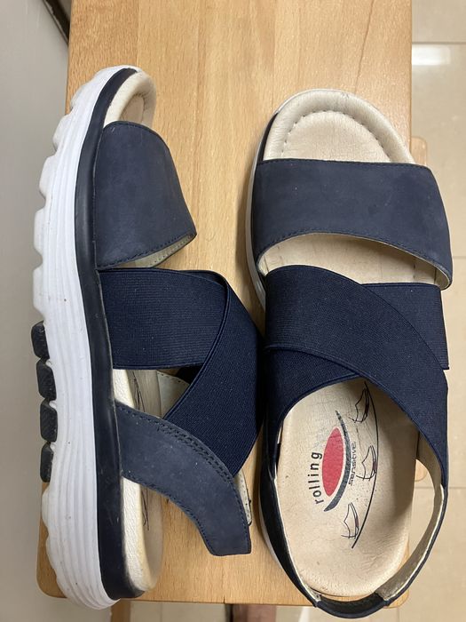 Дамски сандали, естествена кожа