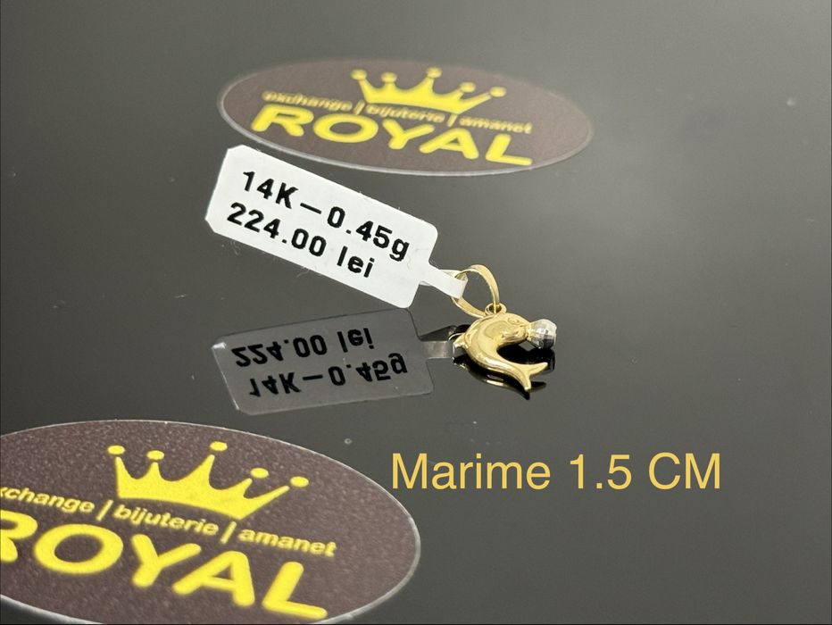Bijuteria ROYAL : Pandantiv AUR 14K / 0.45 GR