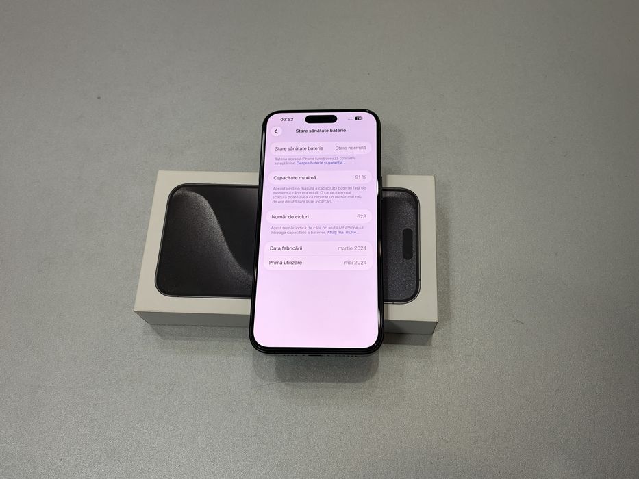 Iphone 15 Pro Max, 256 GB, Titanium Black