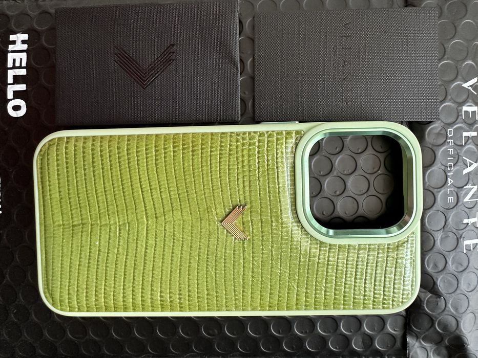 Husa piele de vitel Velante Iphone 14 Pro Max
