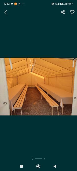 Аренда палатки в комплекте