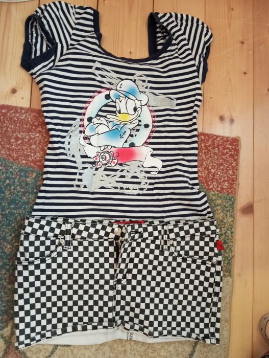 Tricou Disney și fusta mini S