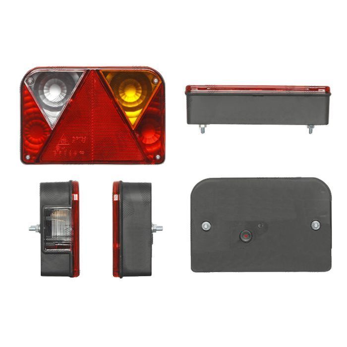 Lampa auto BestAutoVest pentru remorca universala, 12/24V, 200x135x54mm, cu lampa numar, partea Dreapta, 1 buc