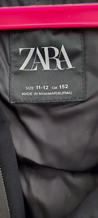 Детско зимно яке ZARA за момче р.152