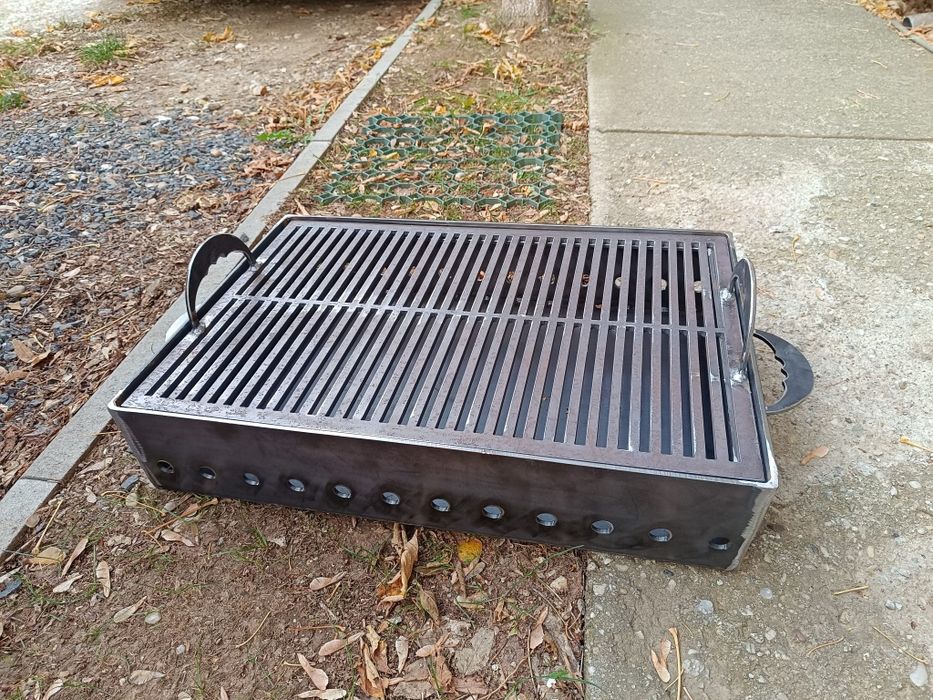 Grătar  60×40×0,5 cu picioare detașabile