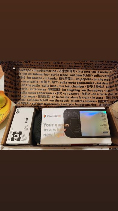 Steam Deck 512 OLED в идеальном состоянии
