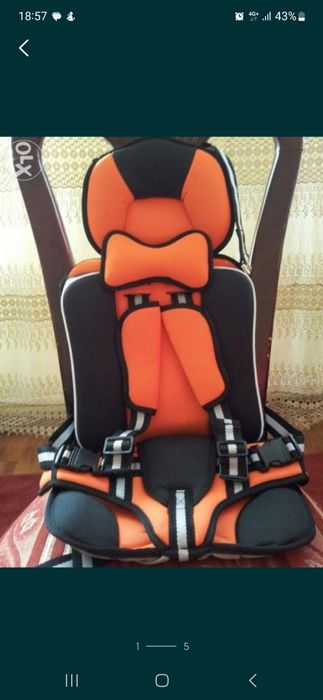 Без каркасный автокресло