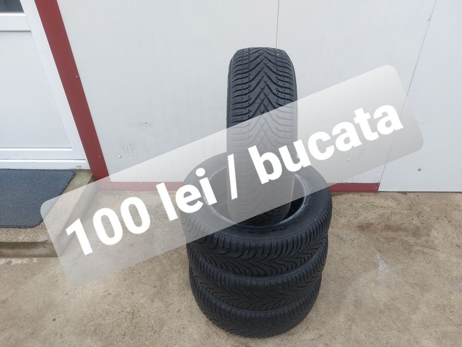 100 lei bucata! Set anvelope M+S/IARNA 185 60 15 Fulda