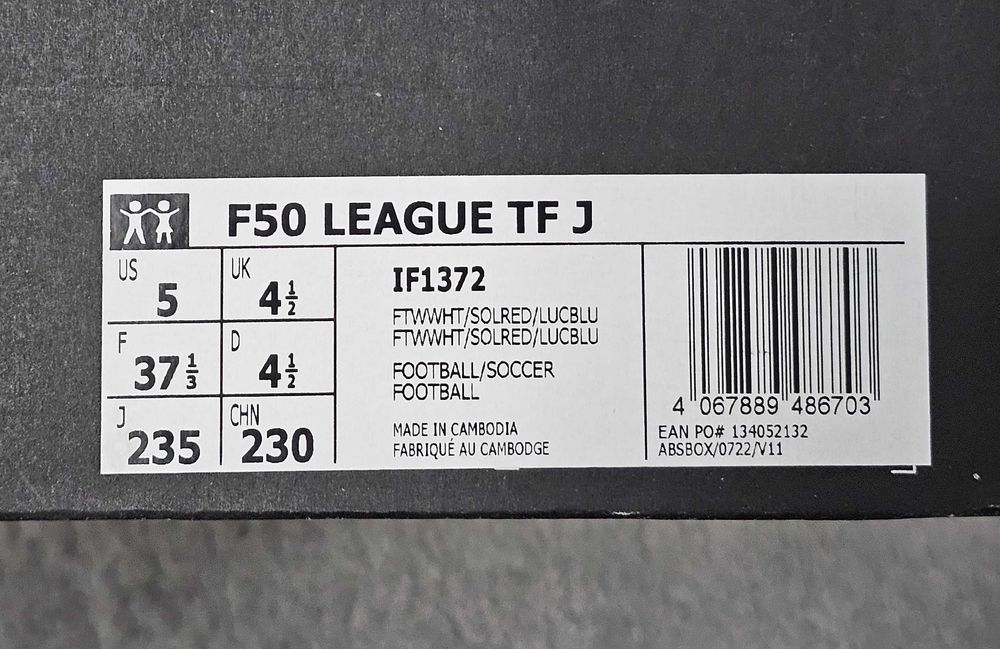 Сороконожки Адидас F50