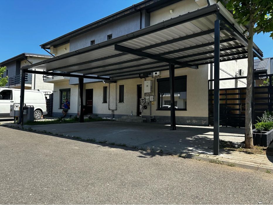 Structura metalica carport/ carport fotovoltaic/ copertina auto