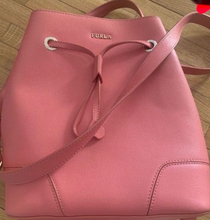 Geantă Furla piele naturală STACY