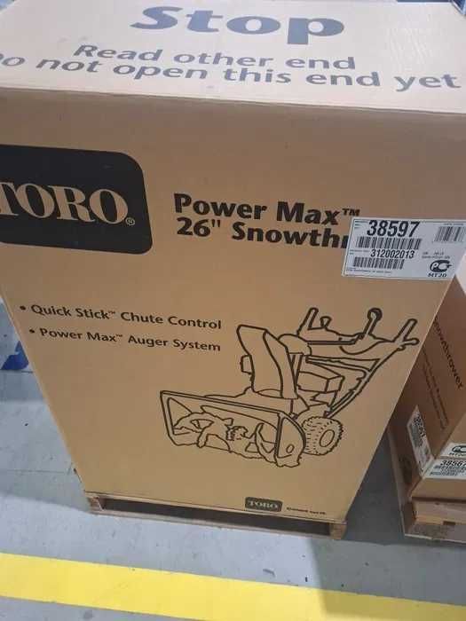 Freza de zăpadă TORO Power Max 26" – Model 38597 (Nefolosită)