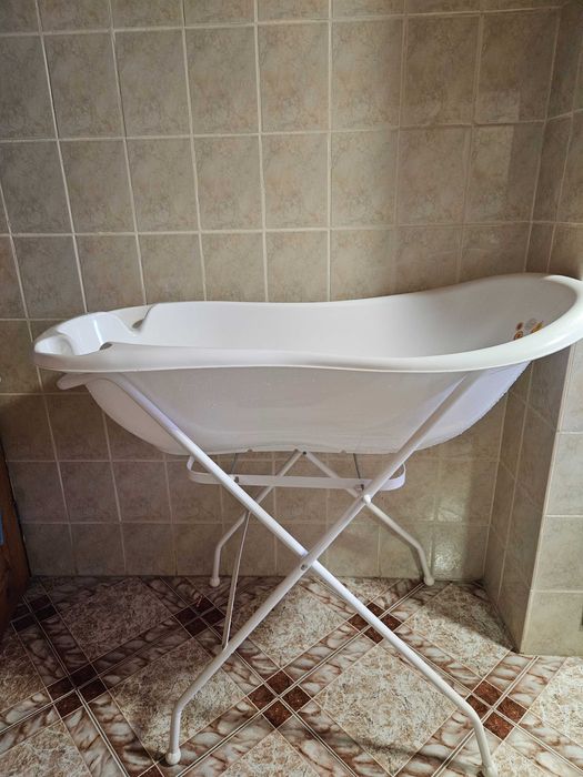 Cadita baie cu suport