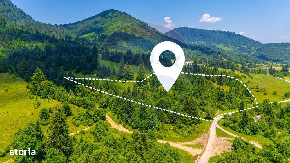 Natură— 18.900 mp în Săcele, cu râu și priveliște montană
