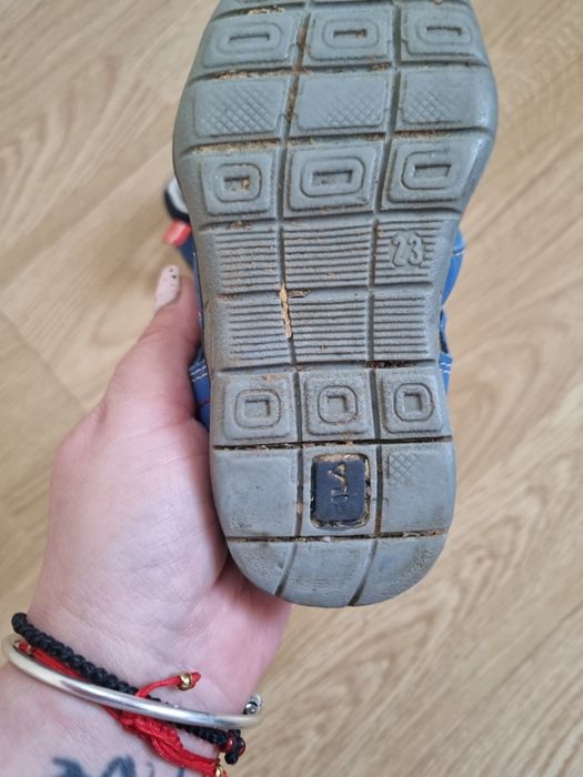 Sandale copi din piele, mărimea 23,Fila