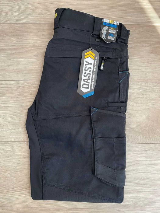 Pantaloni de lucru DASSY Helix, negru, marime 50
