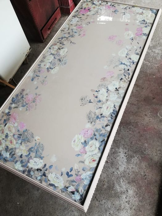 Masa reconditionata pictata manual