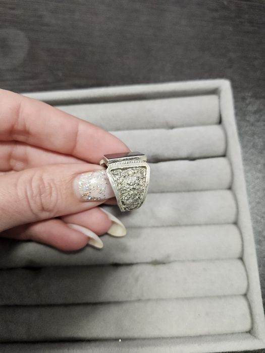 Старинен сребърен мъжки пръстен