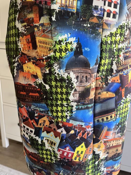 Rochie cu imprimeu oraș