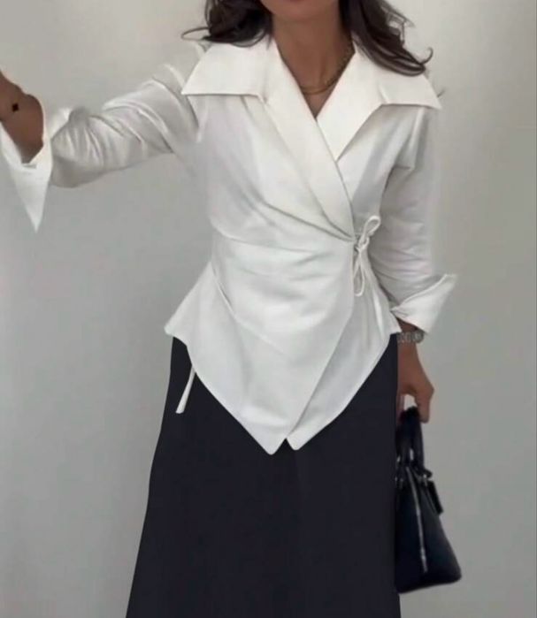 Блузка S чисто бяла, чисто нова