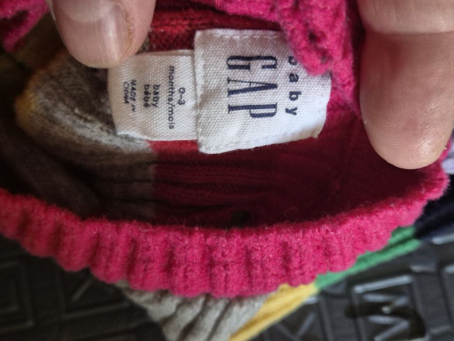 Зимна рокля GAP за бебе 0-3 месеца