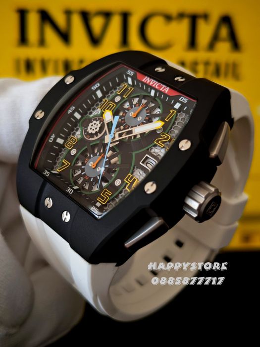 INVICTA Strada White 47 mm, Инвикта нов мъжки часовник