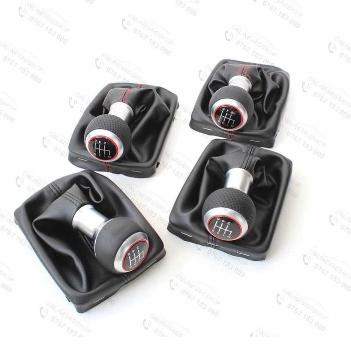 Nuca piele S-line cu manson schimbator Audi A4 B8, B8,5, A5,A6 4F ,Q5