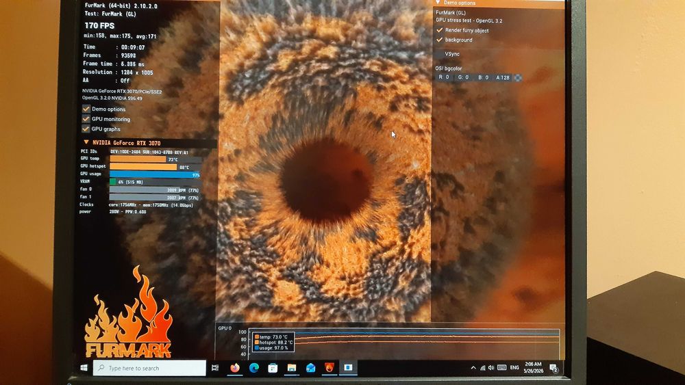ASUS Rog Strix RTX 3070 8GB GDDR6 Gaming OC GPU