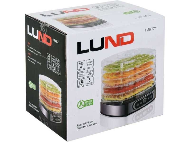 Уред за сушене на храна (дехидратор) LUND, таймер, 5 нива, 500 W