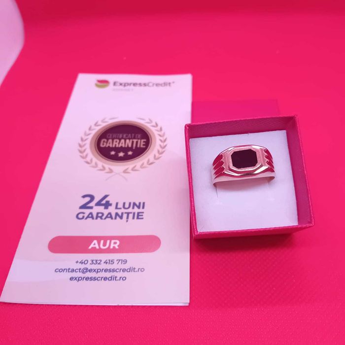 Inel  aur 14k 4.12g (Ag4 Dacia B50699.1)-Garantie 2 Ani