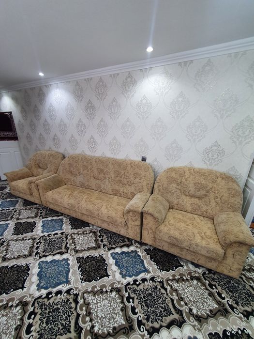 Диван и кресло мягкий