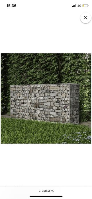 Cos/perete gabion cu capace 200x50x100