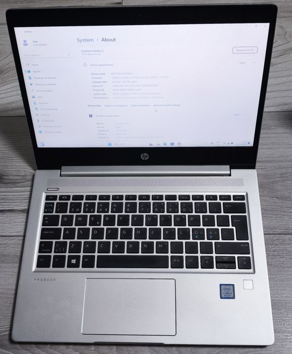 HP ProBook 440 G6 Reconditionné - I3-8145U/8 Go RAM/256 Go SSD NVMe/14" Win11Pro