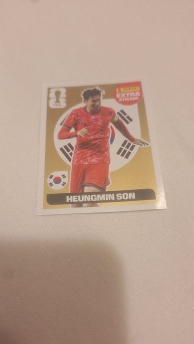 Extra Stiker Heungmin Son Gold