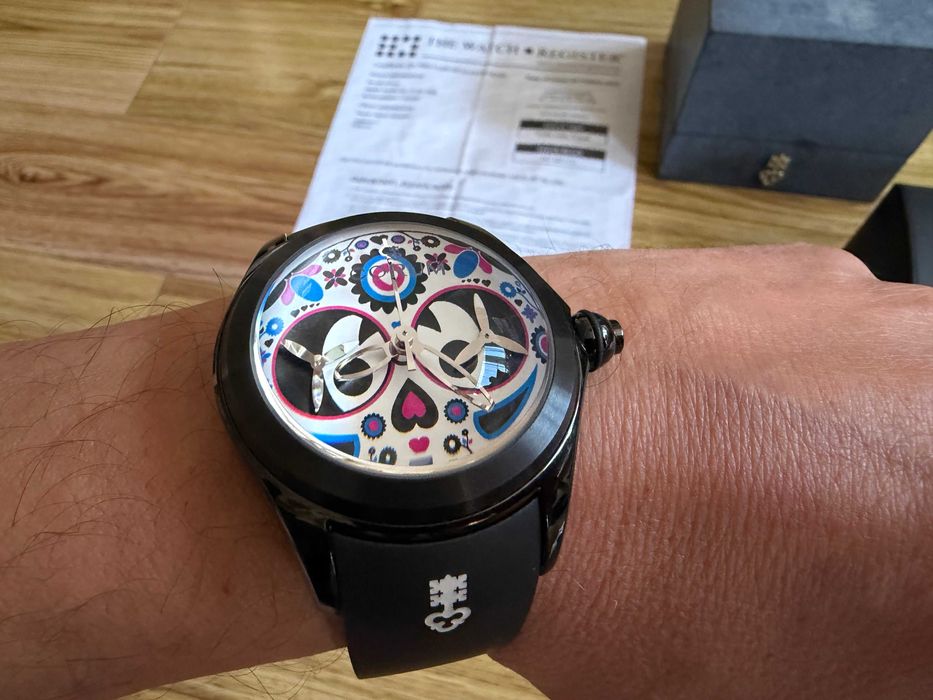 Corum Bubble Day Of The Death 47mm Limited Edition 88бр/Chronograph Titanium