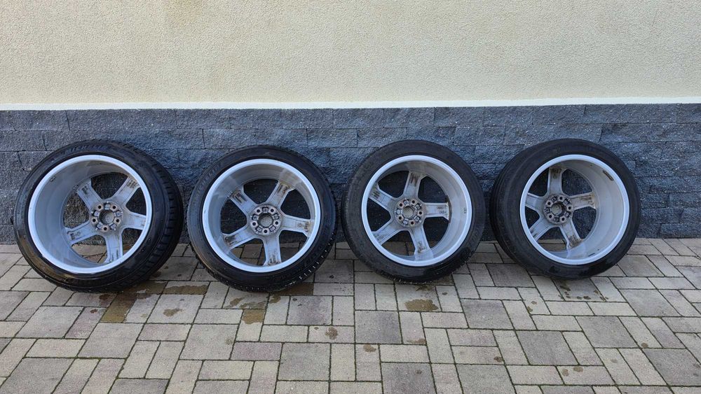 Set 4 jante originale Audi A6 C8 R19 + anvelope Michelin Pilot Sport 4
