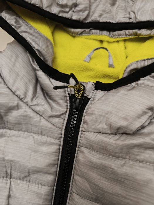 Geaca matlasata LCW cu gluga, Gri melange, 152-158 CM