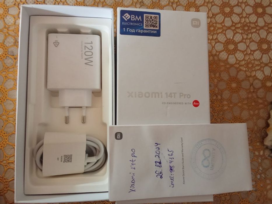 xiyomi 14 t pro yangidak ishlamagan desa ham boladi batarey 100 foiz