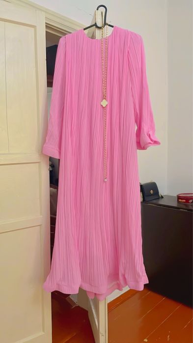 вечернее платье розовое