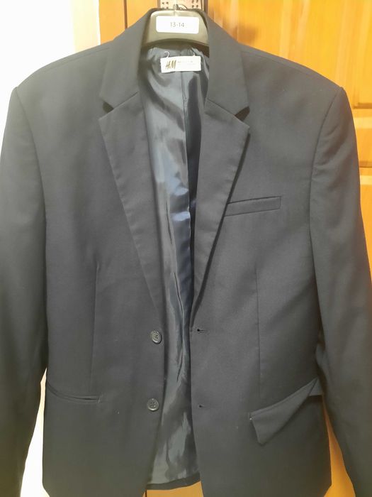 Sacou baieti albastru inchis 13 14 ani