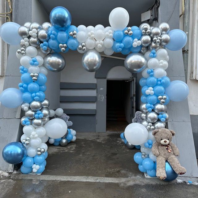 Оформление шарами Ташкент медведь Тедди аниматоры открыть бизнес