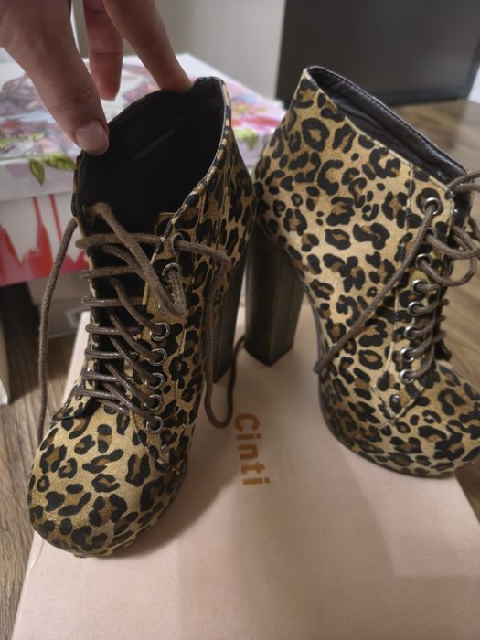 Botine Cinti animal print