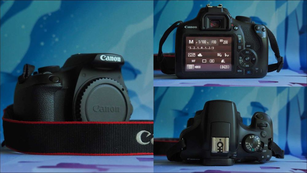 Kit foto Canon EOS 1300D - 4 Obiective incluse (Super Tele 800mm)